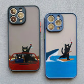 Funny Cat Daily Life Phone Cas